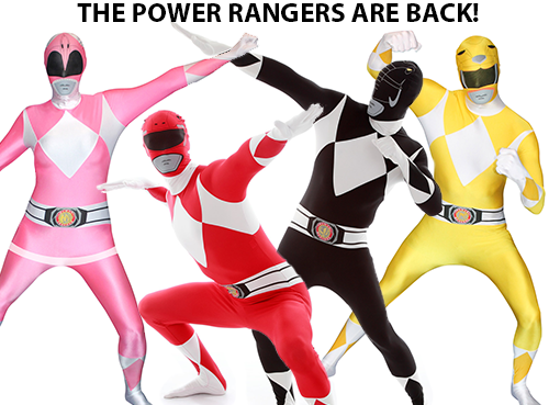 Tip! Power Rangers morphsuits